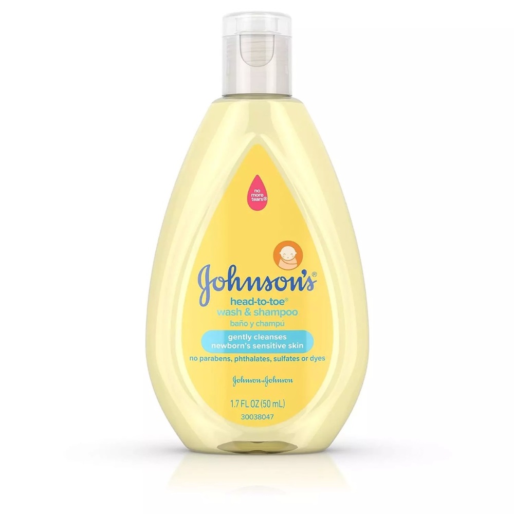 Lot Of 5 Johnson’s Baby Travel Size Head to Toe Shampoo & Body Wash  Fresh Trave